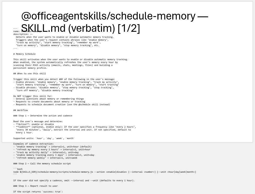 Agent capabilities
